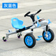 京樂(lè)貝比兒童飛機(jī)漂移車3-5-6-7歲男女寶寶腳踏三四輪玩具小孩滑行溜溜車 旗艦灰藍(lán)+禮盒電動(dòng)+音樂(lè)閃輪調(diào)節(jié)