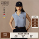 Teenie Weenie小熊女裝毛衣2025夏季新款復(fù)古簡(jiǎn)約休閑學(xué)院無(wú)袖毛衫 淺藍(lán)色 S