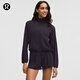 lululemon丨Sleek 女士運動(dòng)拉鏈夾克 防曬 LW3IYYS 夜蛾黑 S