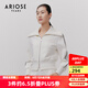 艾諾絲雅詩【商場(chǎng)同款】春秋新品通勤百搭舒適休閑大翻領(lǐng)短外套30121090 白色 L