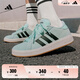 adidas「面包鞋」GRAND COURT BASE 00s休閑低幫板鞋男女阿迪達(dá)斯 薄荷綠/黑色/漢玉白   45