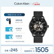 凱文克萊（Calvin Klein）官方正品CK男表型格勇敢的心運(yùn)動(dòng)手表送男友禮物黑色25200214