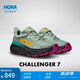 HOKA ONE ONE男女夏季挑戰(zhàn)者7全地形跑步鞋CHALLENGER 7輕盈緩震 蘆薈綠/黑色-女 38