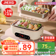 JIEXG加熱飯盒電熱飯盒可插電便攜式不銹鋼保溫飯盒雙層上班族帶飯熱飯神器辦公室自熱飯盒 1.2L 【升級(jí)智能款】送餐具+雙層便攜