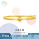 周生生足金光面黃金手鐲傳承素圈圓棍90194K計(jì)價(jià)06圈11.8克