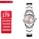 卡西歐（CASIO）指針系列防水時尚簡約石英學(xué)生表女士手表情人節(jié)禮物 鋼帶LTP-1241D-4A3