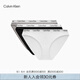 Calvin Klein內(nèi)衣女士三條裝循環(huán)提花ck棉質(zhì)透氣性感比基尼三角內(nèi)褲女QP1258O MP1-太空黑/淺灰色/月光白 3條 L