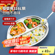 美廚（maxcook）316L不銹鋼餐盤飯盒碗 配勺子兒童分格卡通 3格 猴 MCFT1864