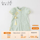 戴維貝拉（DAVE＆BELLA）女童連衣裙兒童漢服夏裝嬰兒寶寶國風(fēng)裙子小女孩