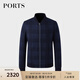 PORTS寶姿男裝商務(wù)休閑常規(guī)保暖外套夾克ML9NJ009LCF028 NAVY CHECK M