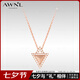 AWNL【七夕情人節(jié)禮物】引力場(chǎng)北歐M隕石項(xiàng)鏈女手鏈輕奢飾品送女友 【品牌禮盒】項(xiàng)鏈玫瑰金色