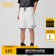 卡賓男裝字母印花寬松直筒短褲23夏運動短褲商場同款K3232161042 漂白色02 M /170/48