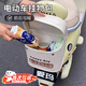 叢象新款電動車前置通用掛物包可愛卡通掛袋懸掛式大容量儲物收納包 米色餅干小熊【送肩帶】