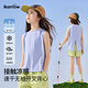 優(yōu)優(yōu)1點（Yoyo one）女童速干背心夏季兒童運動衣無袖訓練女大童羽毛球服套裝外穿上衣 23062紫色 【速干背心】 120 120cm