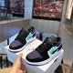 CLENIKEEDNIKE莆田純原 Air 喬1 AJ1低幫籃球鞋煙灰影子灰男女學(xué)生板鞋 黑紫 39