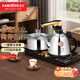 金灶（KAMJOVE）全自動(dòng)上水電熱水壺 泡茶專(zhuān)用茶臺燒水壺一體熱水壺燒水保溫一體全自動(dòng)恒溫全智能電水壺 K9 0.9L 亮銀色