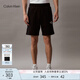 Calvin KleinJeans夏季男士字母疊印ck松緊腰純棉休閑運動針織短褲J324250