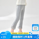 笛莎（DEESHA）笛莎童裝女童休閑褲2024夏季女童腳口花邊喇叭打底褲