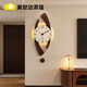美世達(dá)（MEISD）鐘表掛鐘客廳2025新款現(xiàn)代復(fù)古時(shí)鐘掛墻高級(jí)感奶油藝術(shù)石英掛表 大號(hào)：30*75.5cm 【燈光款】