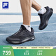 斐樂（FILA）官方男鞋BOA NUVOLE JOG路跑鞋2025夏季新款柔云健步鞋 駿馬黑-BB 42