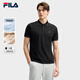 FILA 斐樂官方領(lǐng)航POLO短袖t恤2025年夏季時(shí)尚休閑涼感上衣男子針織衫