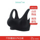 茵曼無痕美背防震無鋼圈聚攏收百搭薄款運(yùn)動(dòng)內(nèi)衣背心女 黑色 均碼 