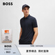 BOSS【100%棉 珠地布】男24夏棉質(zhì)運(yùn)動短袖Polo衫