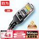 勝為（shengwei）六類網(wǎng)線千兆高速寬帶線CAT6類工程監(jiān)控電腦路由器網(wǎng)絡(luò)家用成品跳線8芯雙絞線黑色2米LC-1202G