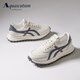 雅格獅丹（Aquascutum）男鞋2025夏季新款透氣飛織網(wǎng)面休閑運(yùn)動(dòng)鞋男士薄款輕便軟底鞋子男 白藍(lán) 39 -適合運(yùn)動(dòng)鞋40碼