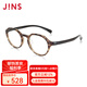 睛姿（JINS）近視鏡男女HOME居家休閑百搭可加配防藍(lán)光鏡片UGF23A075 123黃色玳瑁