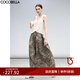 COCOBELLA[伽羅往事]設(shè)計(jì)師款立體花苞半身裙夏雪紡長裙HS3068 伽羅往事 L