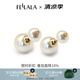 翡拉拉（fellala）時尚耳釘女 日韓國簡約雙面耳環(huán)人造仿珍珠耳飾送閨蜜送女友禮物 商場同款