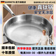 BAMBETEL班貝特德國品牌純鈦平底鍋加厚不粘鍋煎鍋無涂層電磁爐燃?xì)馔ㄓ?帶蓋 【純鈦0涂層】 30cm