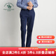 圣大保羅2025秋冬款男裝商務(wù)休閑合身版型收腳藏青色長(zhǎng)褲男 藏青色K8 82(32碼)175/82B