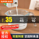 蘇泊爾（SUPOR）量杯 玻璃牛奶杯食品級烘焙打蛋杯 廚房計(jì)量杯耐高溫高硼硅帶把手 500ml·高硼硅玻璃量杯