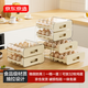 京東京造雞蛋收納盒 冰箱食品級廚房抽屜式雞蛋盒架蛋托保鮮神器 雙層32格