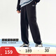 安踏（ANTA）潮流加絨衛(wèi)褲24年冬男女保暖寬松運(yùn)動(dòng)休閑長(zhǎng)褲 基礎(chǔ)黑-3 2XL (男180)