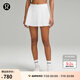 lululemon丨Varsity 女士風(fēng)琴褶高腰網(wǎng)球裙速干芯吸 LW8AKVS 白色 S /6