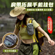 肩帶掛包戶外手機(jī)掛包水壺包袋登山徒步背包附件包零食收納拓展包 戶外擴(kuò)展包灰色【加固魔術(shù)貼】