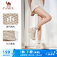 駱駝（CAMEL）運(yùn)動(dòng)老爹鞋女透氣厚底潮休閑鞋子 K23S60L8016 米色 37
