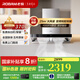 老板【巨能吸】雙子星65X3S油煙機變頻雙腔25風量1000Pa靜壓大吸力揮手智控抽油煙機 【國補立減20%】雙子星65X3S單煙機 天然氣