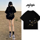 MJ STYLE純棉短袖T恤女2025夏季女裝新款潮流簡約男女同款寬松上衣打底衫