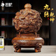 匠驢九轉(zhuǎn)乾坤鼎辦公室招財(cái)擺件新中式客廳玄關(guān)酒柜工藝品喬遷開業(yè)禮物 中號(hào) 長32寬32高49厘米