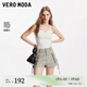 VEROMODA牛仔褲女24秋季新款抽繩大口袋工裝風(fēng)短褲時(shí)尚324343003 J0G淺鴿牛仔灰色 M
