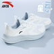 安踏男鞋運(yùn)動(dòng)鞋男士跑鞋夏季網(wǎng)面透氣輕便2025夏季新款舒適柔軟休閑鞋 紙莎白/幻景藍(lán) 42