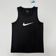 NBA VIBE.NIKE美式運動(dòng)背心緊身速干透氣健身跑步網(wǎng)眼無(wú)袖T恤籃球訓練服 耐克/TY254背心 黑色 3XL 160-180斤