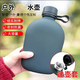 米囹運動(dòng)水壺迷彩水壺登山戶(hù)外行專(zhuān)用鋁水壺制式水壺大容量便攜鋁L 綠色送壺套