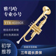 雅馬哈雅馬哈黃銅小號樂器降B調(diào)YTR43358335GS考級專業(yè)演奏學生初學 YTR-4335初學款