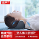 京嚴【品質(zhì)韓國】頸椎按摩枕頭家用頸部仿真人按壓器富貴包矯正睡眠專用頭部物理牽引肩頸枕老人神器 【升級加強款丨按摩矯正】雙向可枕 至尊黑