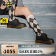 馬?。―R.MARTENS）1461 Nappa舒適百搭通勤啞光軟皮黑色薄底皮鞋單鞋 黑色 37